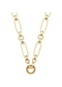 Charm-Kette Leonardo "Halskette Mathilde Clip&Mix", gold (gelbgoldfarben), Halsketten, Damen, Edelstahl, L: 65 B: 8mm, B:8mm