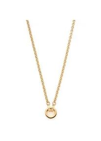 Charm-Kette Leonardo "70 gold Paola Clip&Mix", gold (gelbgoldfarben), Halsketten, Damen, Edelstahl, L: 70 B: 3,4mm, B:3,4mm