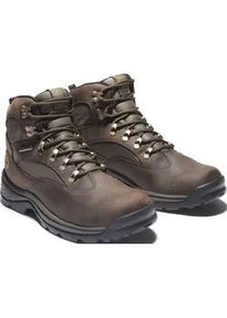 Schn&uuml;rstiefelette Timberland "Chocorua Trail Mid Waterproof", Herren, Gr. 42, braun (dunkelbraun), Leder, Schuhe Schn&uuml;rstiefelette, Winterschuhe, Winterstiefel, Schn&uuml;rboots, Winterboots, wasserdicht