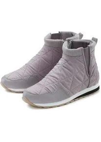Winterstiefelette Vivance, Damen, Gr. 43, grau, Obermaterial: 50% Lederimitat, 50% Nylon. Decksohle: 100% Textilmaterial. Futter: 100% Textilmaterial. Laufsohle: 100% Synthetik, unifarben, Schuhe Winterstiefelette, in modischer Stepp-Optik, Ankle Stiefeletten, Outdoor Boots, Sneaker
