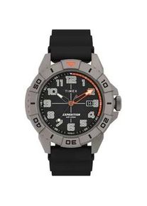Quarzuhr Timex "RIDGE", schwarz, Armbanduhren, Herren, Quarzuhr, Armbanduhr, Herrenuhr, Datum, Leuchtzeiger, Mineralglas, analog