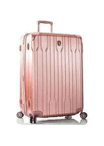 Hartschalen-Trolley Heys "Xtrak, in verschiedenen Farben und Gr&ouml;&szlig;en", Gr. B/H/T: 53cm x 76cm x 30cm 127 l, bunt (rose gold), Polycarbonat-Verbundwerkstoff, festlich, Koffer, Heys Handgep&auml;ck-Koffer TSA Schloss Volumenerweiterung