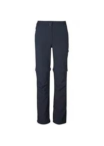Zip-off-Hose Killtec "KOS 5 WMN PNTS", Damen, Gr. 40, Normalgr&ouml;&szlig;en, blau (nachtblau), Obermaterial: 92% Polyester, 8% Elasthan, Hosen, Abzippbare, wasserabweisende Funktionshose mit Stretch und Taschen