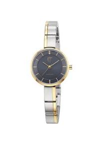 Solaruhr ETT "Solar Drive", silber (silberfarben, goldfarben, anthrazit), Armbanduhren, Damen, Armbanduhr, Damenuhr