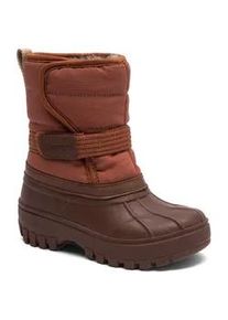 Winterstiefel bisgaard "pacson", Damen, Gr. 30, orange (terracotta), Synthetik, Textil, Schuhe Winterstiefel, Klettstiefel mit Lammwolle, Gr&ouml;&szlig;enschablone zum Download