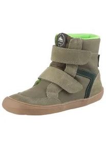 Winterstiefel Naturino "BAREFOOT KODDAS VL", Damen, Gr. 24, olivgr&uuml;n, Textil, Veloursleder, Schuhe Winterstiefel, Klettstiefel mit Wollfutter, Gr&ouml;&szlig;enschablone zum Download