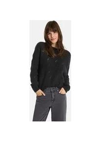 LIEBLINGSST&Uuml;CK Rundhalspullover LIEBLINGSST&Uuml;CK "JaneaL", Damen, Gr. 38, schwarz, Strick, Obermaterial: 50% Alpaka, 28% Polyester, 22% Wolle, clean, unifarben, normal, Rundhals, Pullover Rundhalspullover, aus Alpakamix