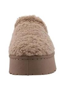 Sandale Tom Tailor "Tom Tailor House Slippers", Damen, Gr. 40, taupe, Polyester, unifarben, Schuhe Sandale