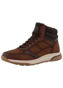 Winterboots Romika, Herren, Gr. 44, dunkelbraun, Lederimitat, Schuhe Winterboots, Schn&uuml;rboots, Winterschuh mit Rei&szlig;verschluss