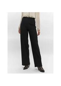 V&eacute;ro Moda Schlupfhose VERO MODA "VMBECKY HR WIDE PULL ON PANT", Damen, Gr. M (38), L&auml;nge 30, schwarz, Obermaterial: 95% Polyester, 5% Elasthan, unifarben, normal, Hosen Schlupfhose