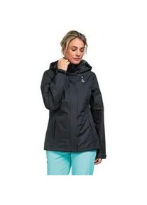 Sch&ouml;ffel Regenjacke SCH&Ouml;FFEL "Jacket Gmund L", Damen, Gr. 34, schwarz, Obermaterial: 100% Polyester. Futter: 100% Polyester, normal, Jacken Regenjacke, sportlicher Stil, wasserdicht, winddicht, atmungsaktiv, &Uuml;bergangsjacke