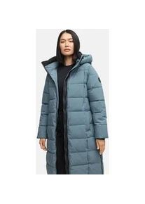 Winterjacke Marikoo "Lanitaa", Damen, Gr. L, stormyblau, Obermaterial: 100% Polyester; Futter: 100% Polyester; Wattierung: 100% Polyester; &Auml;rmelfutter: 100% Polyester, Jacken Winterjacke, Steppmantel mit abnehmbarer Kapuze