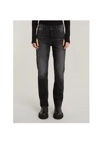 G-Star Raw 5-Pocket-Jeans G-STAR "Strace Straight Jeans", Damen, Gr. 28, L&auml;nge 28, worn in schwarz moon, Obermaterial: 98% Baumwolle, 2% Elasthan, Jeans 5-Pocket-Jeans