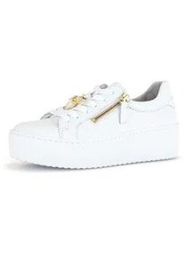 Sneaker Gabor "Sneaker low", Damen, Gr. 37, wei&szlig;, Schuhe Sneaker
