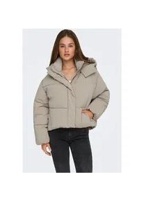Steppjacke Only "ONLDIXIE LIFE PUFFER JACKET CC OTW", Damen, Gr. S, string detail:lining dtm, Web, Obermaterial: 100% Polyester, unifarben, regular fit, Jacken Steppjacke