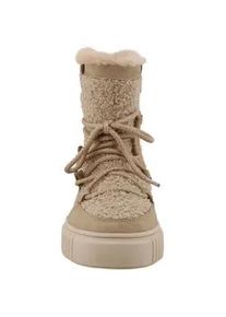 Stiefel Tom Tailor "Tom Tailor Winter Boots", Damen, Gr. 36, sand, unifarben, Schuhe Stiefel