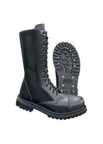 Stiefel BRANDIT "Brandit Accessoires 14 Eyes Phantom Boots", Herren, Gr. 41, schwarz, unifarben, Schuhe Stiefel