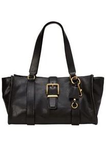 Marc O'Polo Shopper MARC O'POLO "aus hochwertigem Rindleder", Damen, Gr. B/H/T: 22cm x 21cm x 22cm, schwarz, Leder, Taschen Shopper