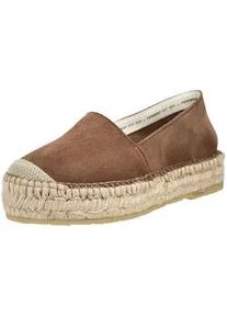 Espadrille Pavement "Pavement Halbschuhe Leder", Damen, Gr. 39, braun, Leder, Schuhe Espadrille