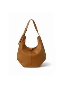 Schultertasche "Fred", Damen, Gr. B/H/T: 45cm x 45cm x 1cm onesize, braun, Leder, Collezione Alessandro, Taschen Schultertasche, aus Rindsleder, mit langem Riemen