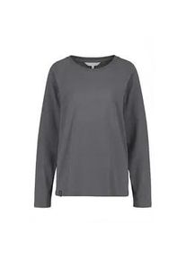 alife and kickin Langarmshirt ALIFE & KICKIN "Damen GaiaAK P", Damen, Gr. L, alife, iron gate, 100% Baumwolle (Bio), Shirts Langarmshirt