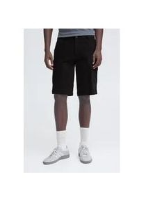 Shorts Blend "BHMASON SLIM/REG CARGO SHORTS", Herren, Gr. S, N-Gr, schwarz beauty melange, Web, Obermaterial: 98% Baumwolle, 2% Elasthan, unifarben, regular fit, Hosen Shorts