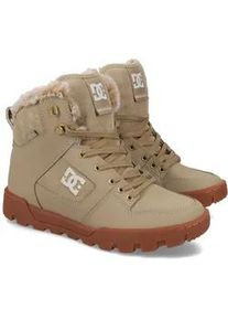 Schn&uuml;rboots DC Shoes "Manteca 4", Damen, Gr. 8,5(40), tan, gum, Obermaterial:96.97% Leder, 2.16% Synthetikmaterial, 0.87% Textil;, Schuhe Schn&uuml;rboots