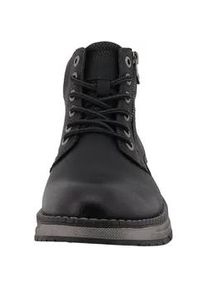 Stiefel Tom Tailor "Tom Tailor Short Boots", Herren, Gr. 44, schwarz, Polyurethan, unifarben, Schuhe Stiefel