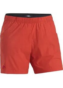 Outdoorhose Maier Sports "Fort Shorts W", Herren, Gr. 34, Normalgr&ouml;&szlig;en, feuerrot, 100% Polyester, Hosen Outdoorhose, kurze Hose Damen, luftige Wanderhose, leichte Outdoorhose, Reg Fit