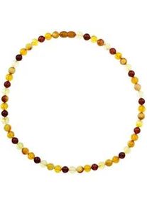 Kette ohne Anh&auml;nger OSTSEE-SCHMUCK "- Kugel 8 mm - Bernstein -" Gr. 50, bunt (mehrfarbig, braun), Halsketten, Damen, 50, Bernstein