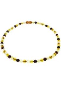 Kette ohne Anh&auml;nger OSTSEE-SCHMUCK "- Kugel 6 mm - Bernstein -" Gr. 45, bunt (mehrfarbig, braun), Halsketten, Damen, 45, Bernstein