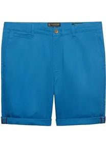 Chinoshorts Superdry "PREMIUM REGULAR CHINO SHORT", Herren, Gr. 34, N-Gr, cali blau, Web, Obermaterial: 98% Baumwolle, 2% Elasthan, unifarben, relaxed fit knielang, Hosen Chinoshorts