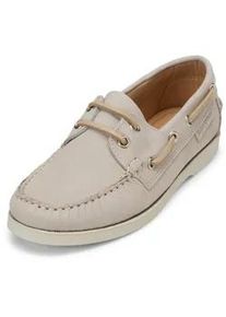 Marc O'Polo Bootsschuh MARC O'POLO "aus weichem Nubuk-Rindleder", Herren, Gr. 40, sanftes wei&szlig;, Obermaterial: 100% Leder (Rind), unifarben, Schuhe Bootsschuh