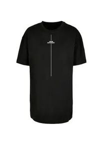 T-Shirt Merchcode "Merchcode Damen Ladies Think Different Oversized Boyfriend Tee", Damen, Gr. L, schwarz, 100% Baumwolle, bedruckt, oversize, Rundhals, Shirts T-Shirt