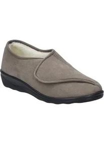 Hausschuh Josef Seibel "Nice 105, taupe", Damen, Gr. 39, grau (taupe), Obermaterial: 100% Textilmaterial TEXMAT., Schuhe Hausschuh