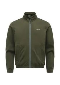 Funktionsjacke Ragwear "Collwie Bonded", Herren, Gr. XXL (56), schwarz olive, Material: 100% Polyester, gerade h&uuml;ftbedeckend, hoch geschlossener Ausschnitt, &Auml;rmel ohne &Auml;rmelschlitz elastischer Bund, Jacken Funktionsjacke, Wasserdichte &Uuml;bergangsjacke mit Stehkragen