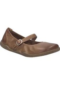 Ballerina Josef Seibel "Cassandra 10, camel", Damen, Gr. 38, braun (camel), Obermaterial: 100% Rindsleder Leather cow., Schuhe Ballerina