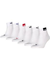 Kurzsocken Puma, Herren, Gr. 35-38, wei&szlig;, Baumwollmischung, elastisch, Socken