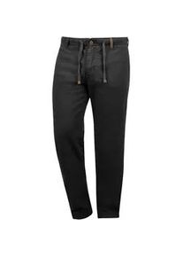 Leinenhose INDICODE "Leinenhose IDIves", Herren, Gr. S, N-Gr, schwarz, Obermaterial: 55% Leinen LI. 45% Baumwolle CO., Hosen