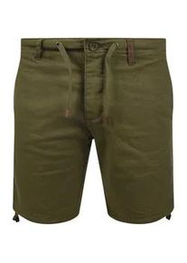 Leinenhose INDICODE "Leinenhose IDMoses", Herren, Gr. XXXL, N-Gr, gr&uuml;n (schwarz olive), Obermaterial: 55% Leinen LI. 45% Baumwolle CO., regular fit kurz, Hosen