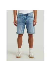 G-Star Raw Shorts G-STAR "Mosa Short", Herren, Gr. 33, lt indigo aged, Obermaterial: 79% Baumwolle, 20% Baumwolle, 1% Elasthan, Hosen Shorts