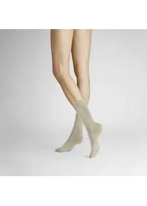 Socken Hudson "SIMPLY3 3-PACK", Damen, Gr. 35-38, beige, meliert, Baumwollmischung, normal, Socken Socken, angenehmer und druckfreier Tragekomfort