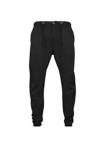 Jogginghose Urban Classics "Urban Classics Herren Stretch Jogging Pants", Herren, Gr. S, US-Gr&ouml;&szlig;en, schwarz, 98% Baumwolle, 2% Elasthan, unifarben, relaxed fit, Hosen Jogginghose