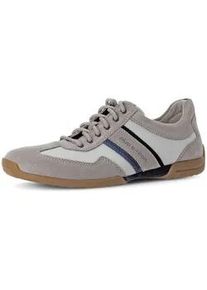 Sneaker Gabor "Sneaker low", Herren, Gr. 46,5, grau, Schuhe Sneaker