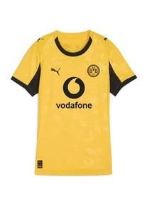 Trainingsshirt Puma "Borussia Dortmund 25/26 Cup Trikot Damen", Damen, Gr. L, gelb sizzle schwarz, 100% Polyester, regular fit, Rundhals, Shirts
