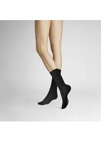 Socken Hudson "SIMPLY3 3-PACK", Damen, Gr. 39-42, schwarz, Baumwollmischung, normal, Socken Socken, angenehmer und druckfreier Tragekomfort