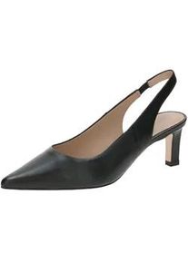 Slingpumps Peter Kaiser "Peter Kaiser Pumps Nappaleder", Damen, Gr. 38, schwarz, schwarz, Nappaleder, Schuhe Slingpumps