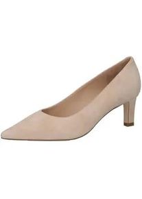 Pumps Peter Kaiser "Peter Kaiser Pumps Veloursleder", Damen, Gr. 35,5, sand, Veloursleder, Schuhe Pumps