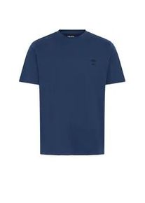 Rundhalsshirt Blend "Rundhalsshirt BHJens", Herren, Gr. L, blau (marineblaus), Obermaterial: 100% Baumwolle CO., Shirts Rundhalsshirt