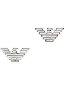Paar Ohrstecker Emporio Armani "Schmuck Geschenk Edelstahl", edelstahlfarben, Ohrringe, Herren, Edelstahl